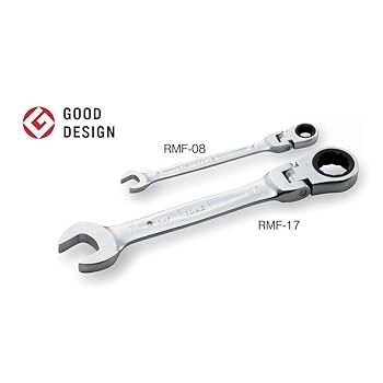 トネ TONE ラチェットめがねレンチセット RM700 内容7点 1533 Amazon | トネ(TONE) 首振ラチェットめがねレンチセット RMF700